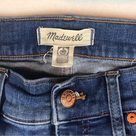 Madewell Blue Denim Jeans‎ 9 in Mid Rise Skinny Size 26 P. - Picture 3 of 10